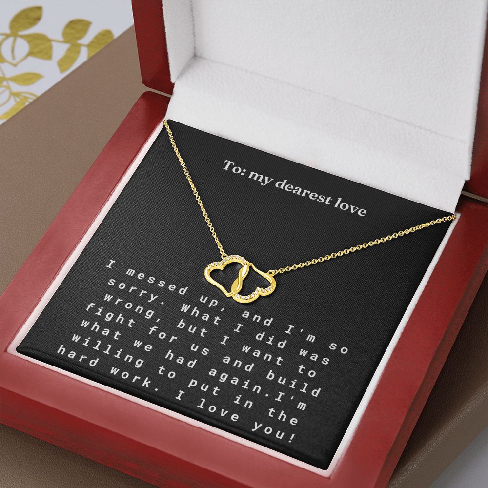 Two Hearts Entwined Diamond Necklace: I messed up