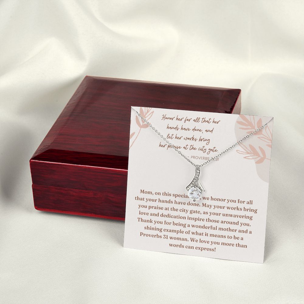 Alluring Beauty Necklace: Proverbs 31