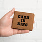 Genuine Leather Wallet: Cash is King