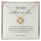 Love Knot Necklace: To My Mother-in-law