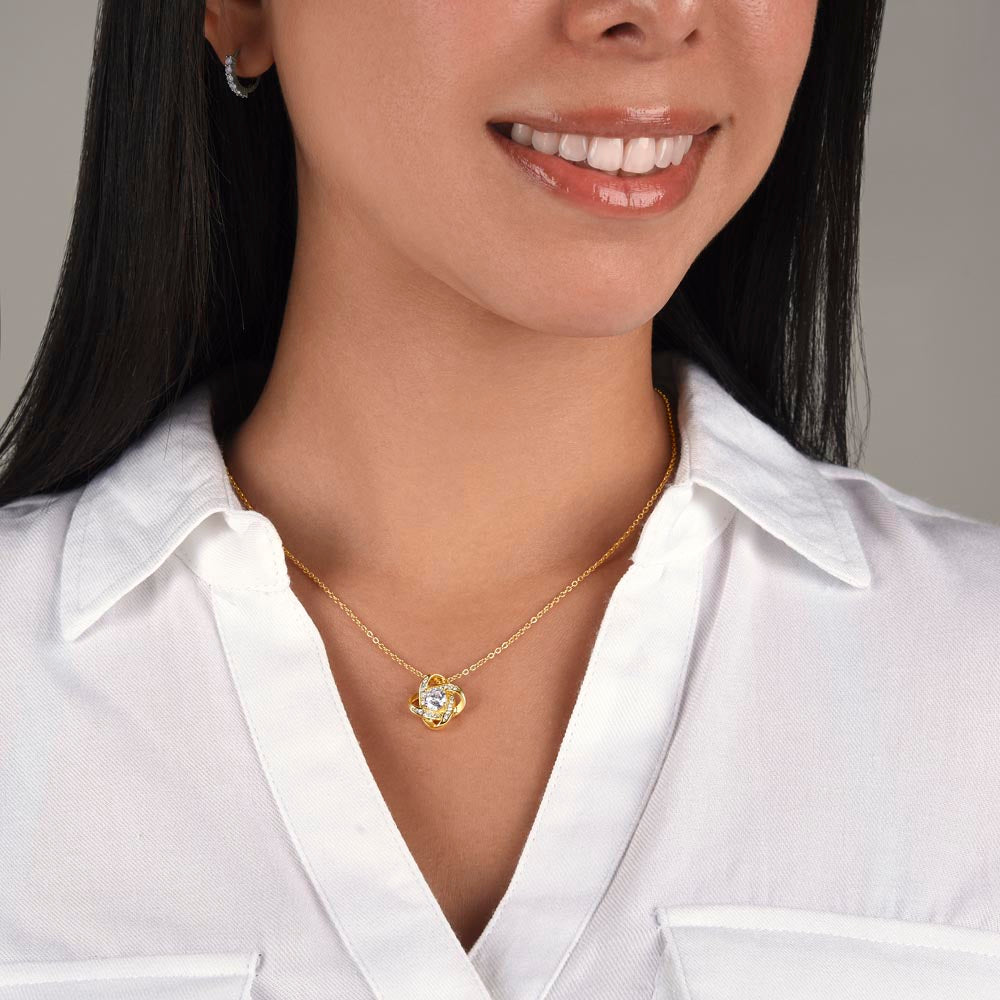 Love Knot Necklace: My "I do" wouldn't be the same without you