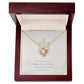 Love Knot Necklace: Psalm 34:18