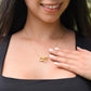 Interlocking Heart Necklace: With every heartbeat our souls entwine