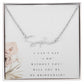 Custom Cursive Name Necklace: Will you be my bridesmaid?