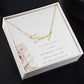Custom Cursive Name Necklace: Will you be my bridesmaid?