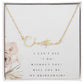 Custom Cursive Name Necklace: Will you be my bridesmaid?