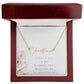 Custom Cursive Name Necklace: Will you be my bridesmaid?