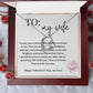 Forever Love Heart Necklace: I Want You To Know