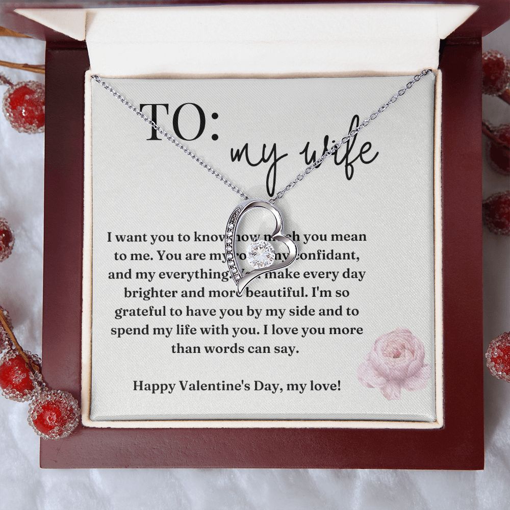 Forever Love Heart Necklace: I Want You To Know