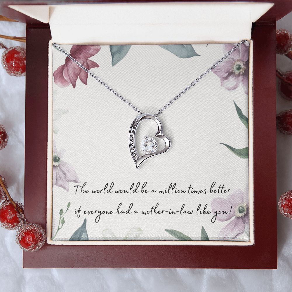 Forever Love Heart Necklace: Mother-in-law