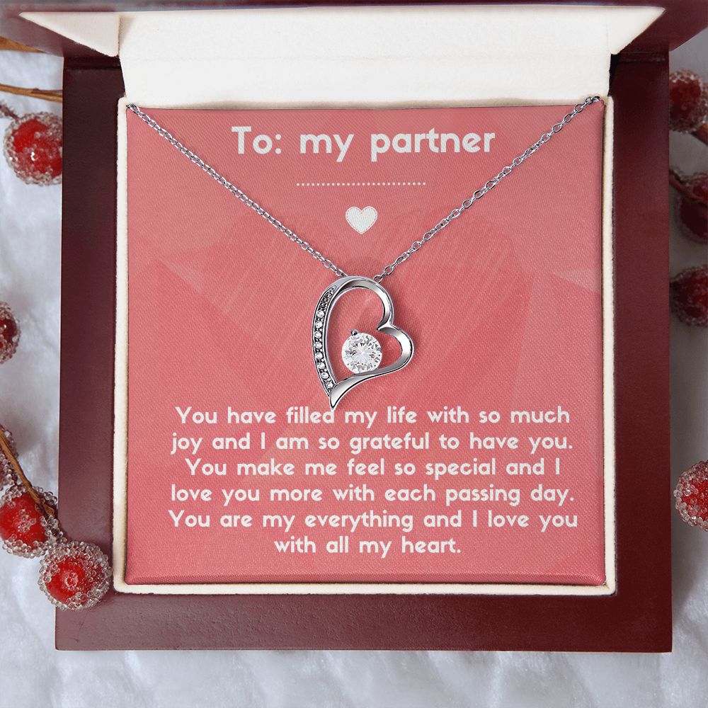 Forever Love Heart Necklace: You Have Filled My Life With So Much Joy
