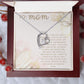 Forever Love Heart Necklace: Mother-of-the-Groom/Bride