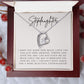 Forever Love Heart Necklace: Stepdaughter