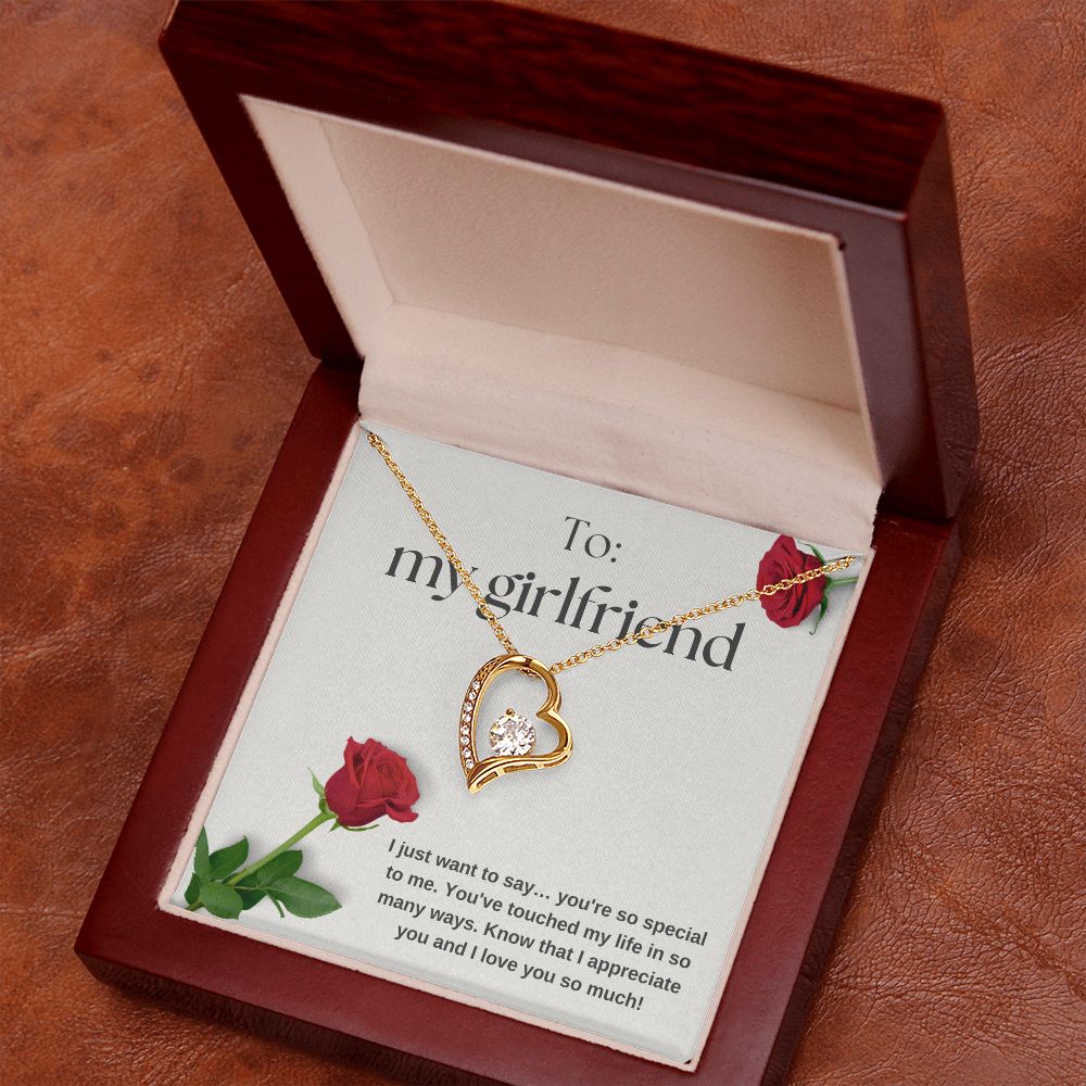 Forever Love Heart Necklace: You're So Special To me