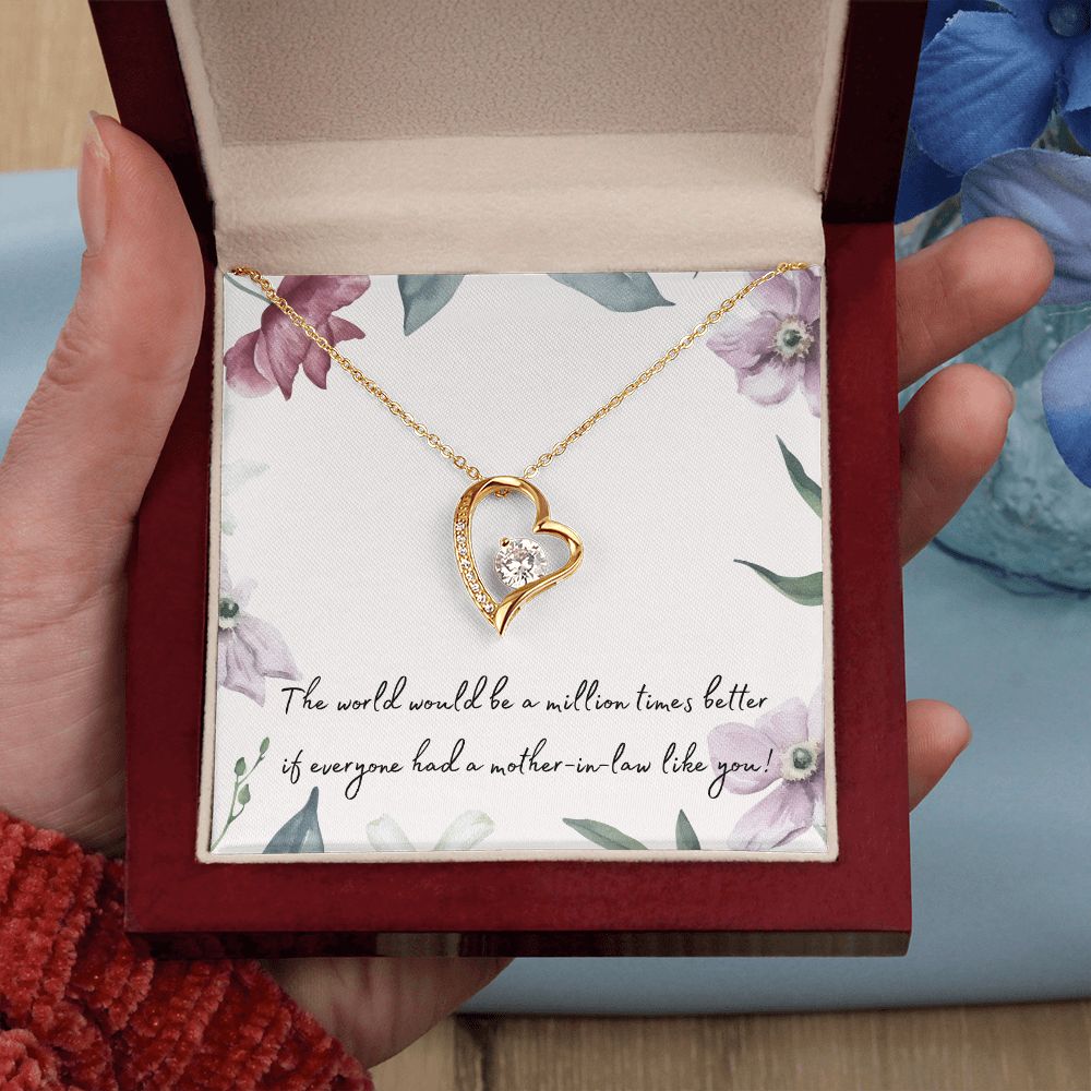 Forever Love Heart Necklace: Mother-in-law
