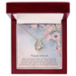 Forever Love Heart Necklace: Proverbs 31:28-29