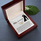 Two Hearts Entwined Diamond Necklace: When I Look At You