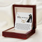 Two Hearts Entwined Diamond Necklace: When I Look At You