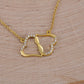 Two Hearts Entwined Diamond Necklace: When I Look At You