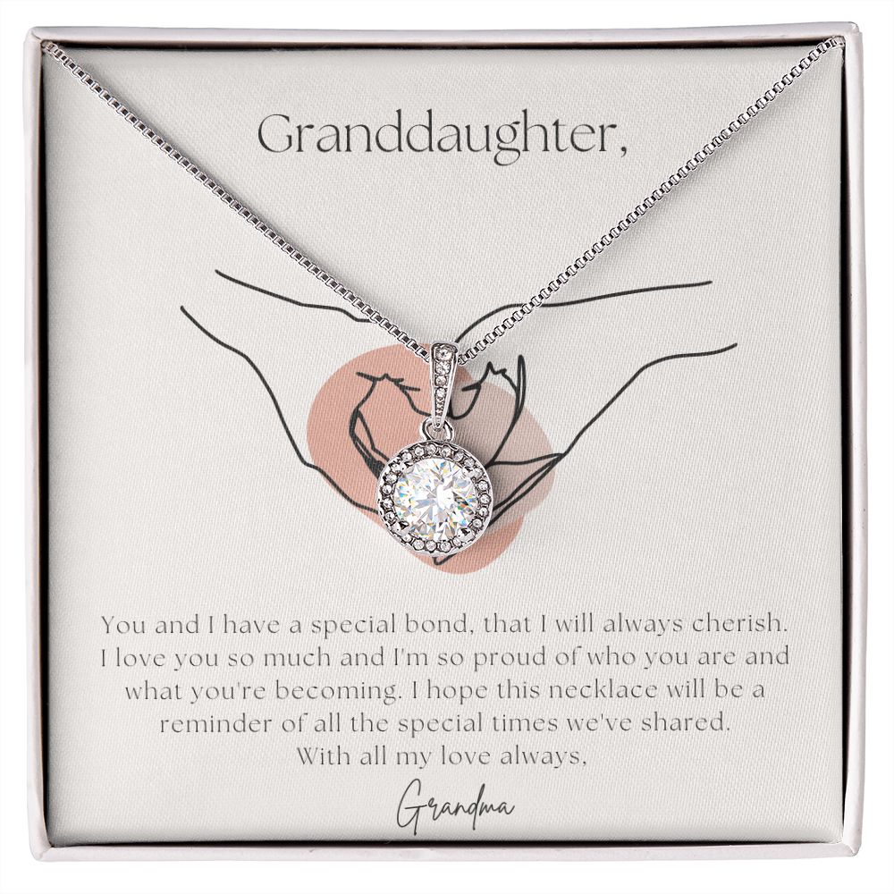 Eternal Hope Necklace: To Granddaughter Love Grandma