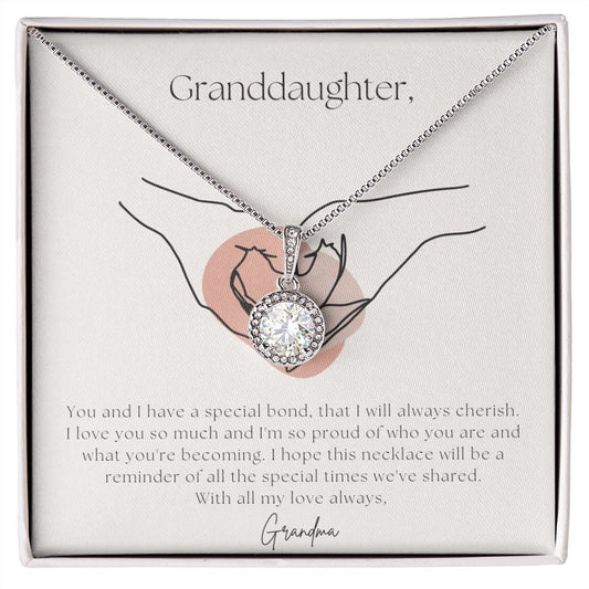 Eternal Hope Necklace: To Granddaughter Love Grandma