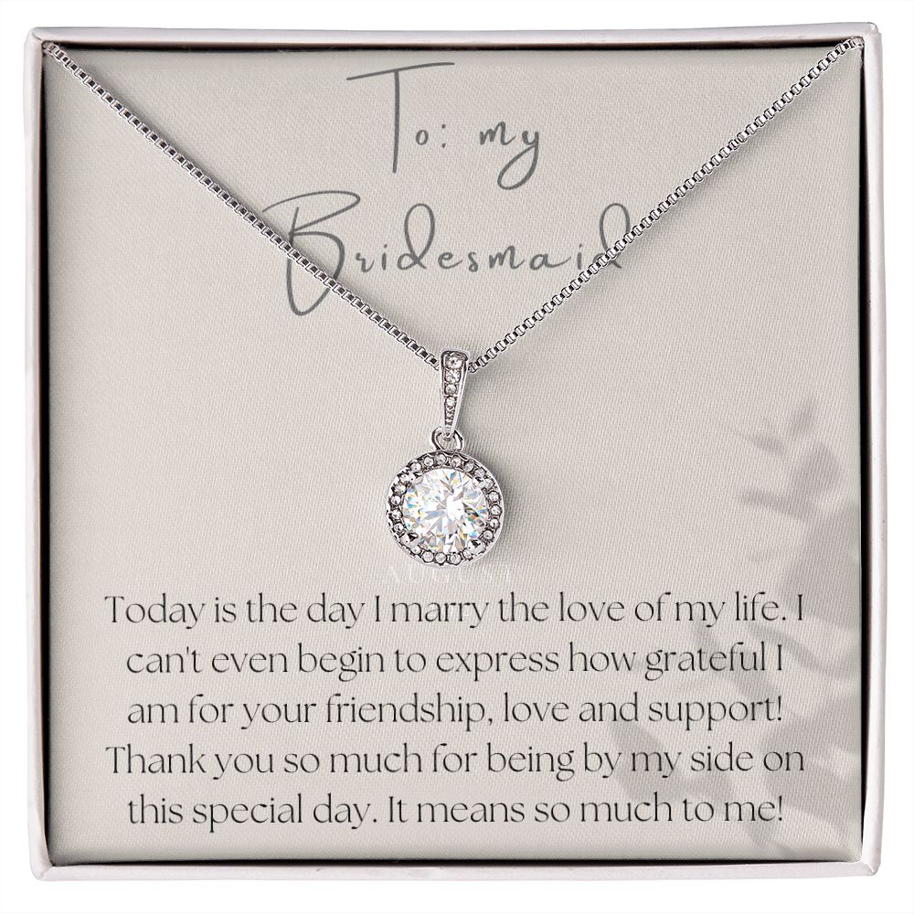 Eternal Hope Necklace: To My Bridesmaid