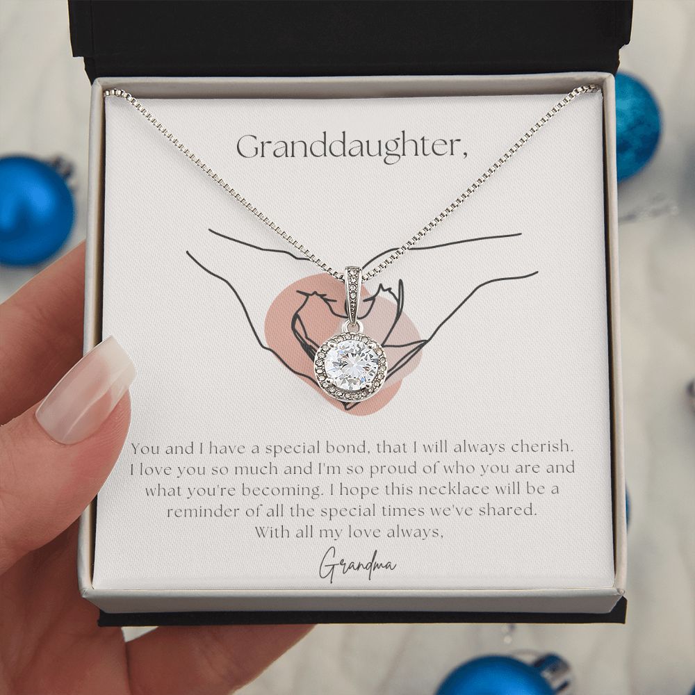 Eternal Hope Necklace: To Granddaughter Love Grandma