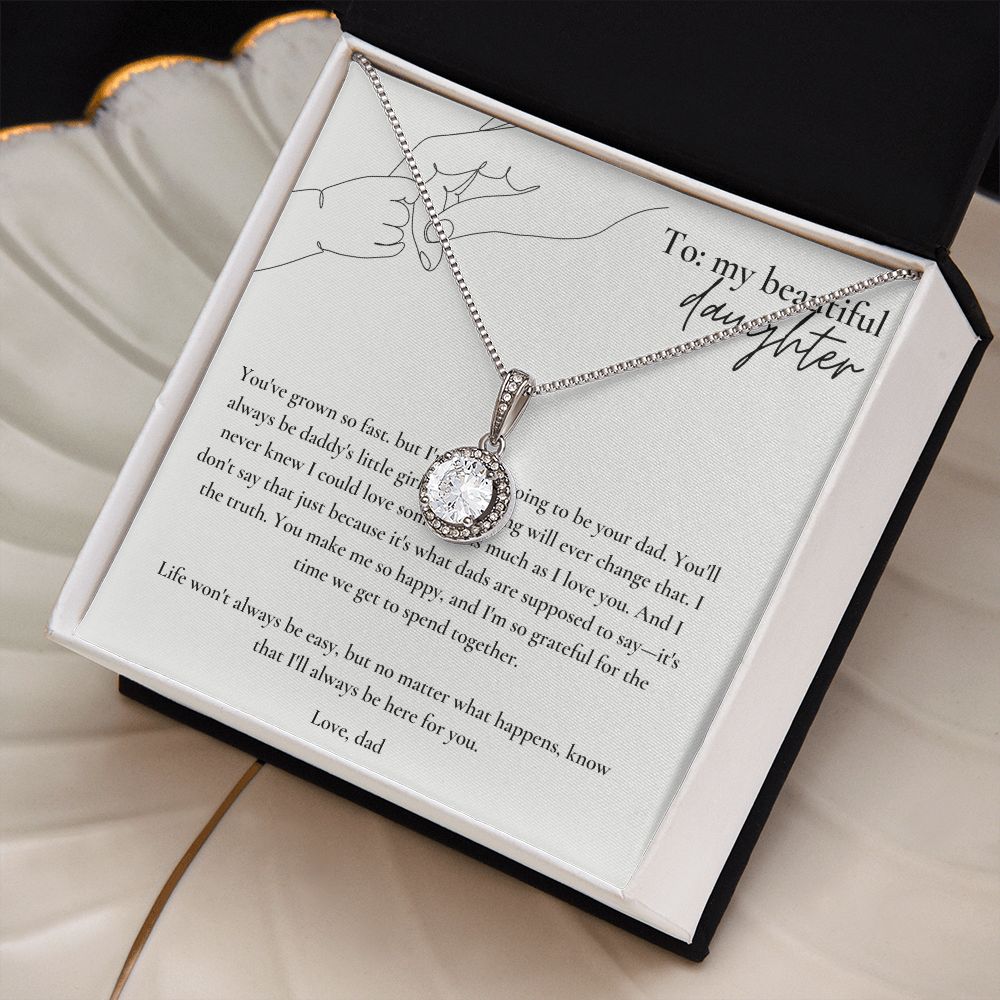 Eternal Hope Necklace: To Daughter Love Dad