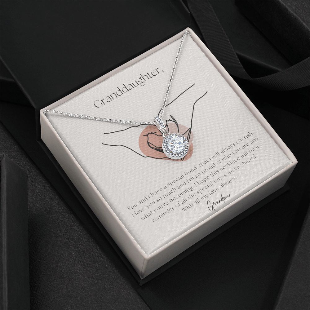 Eternal Hope Necklace: To Granddaughter Love Grandma