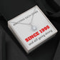 Eternal Hope Necklace: Annoying Each Other Since 1995 (year is customizable)