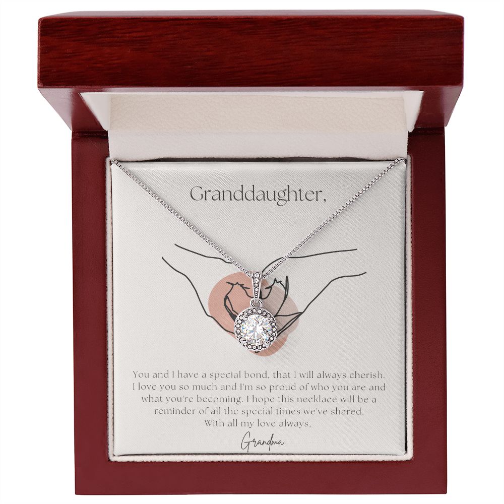 Eternal Hope Necklace: To Granddaughter Love Grandma