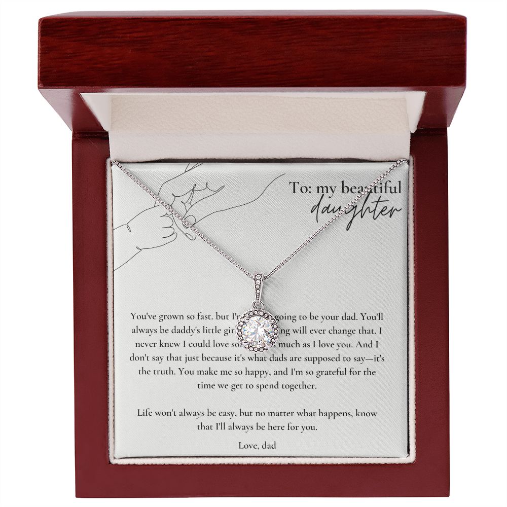 Eternal Hope Necklace: To Daughter Love Dad