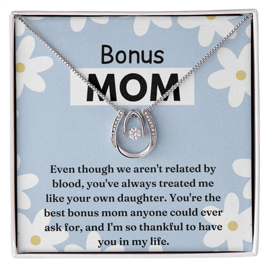 Lucky to Have You Necklace: Bonus Mom