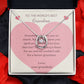 Lucky to Have You Necklace:  To The World's Best Grandma