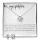 Love Knot Necklace and Earring Set: My Partner