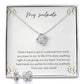 Love Knot Necklace and Earring Set: My Soulmate