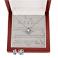 Love Knot Necklace and Earring Set: To My Maid-of-Honor