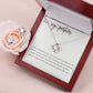 Love Knot Necklace and Earring Set: My Partner