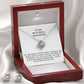 Love Knot Necklace and Earring Set - To My Beautiful Daughter From Dad
