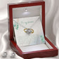 Love Knot Necklace & Earring Set: I Love You More Than Words Can Say