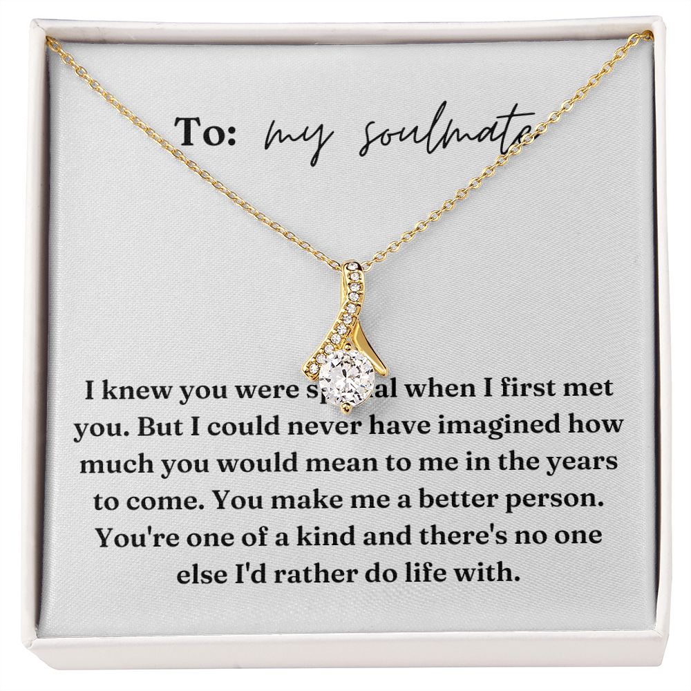 Alluring Beauty Necklace: I Knew You Were Special