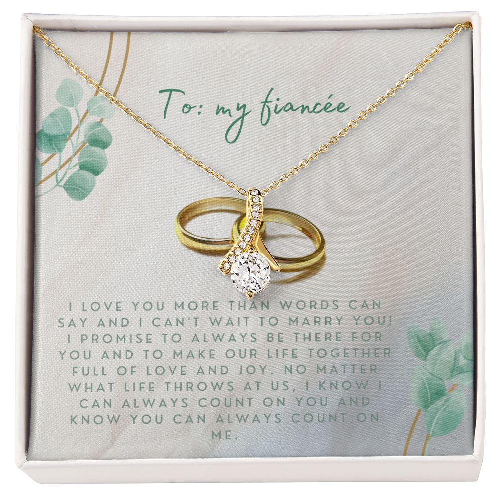 Alluring Beauty Necklace: I Love You More Than Words Can Say