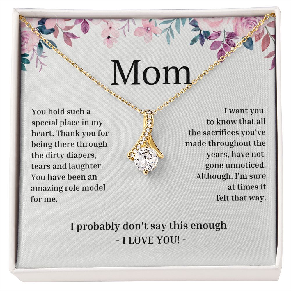 Alluring Beauty Necklace: You Hold Such A Special Place