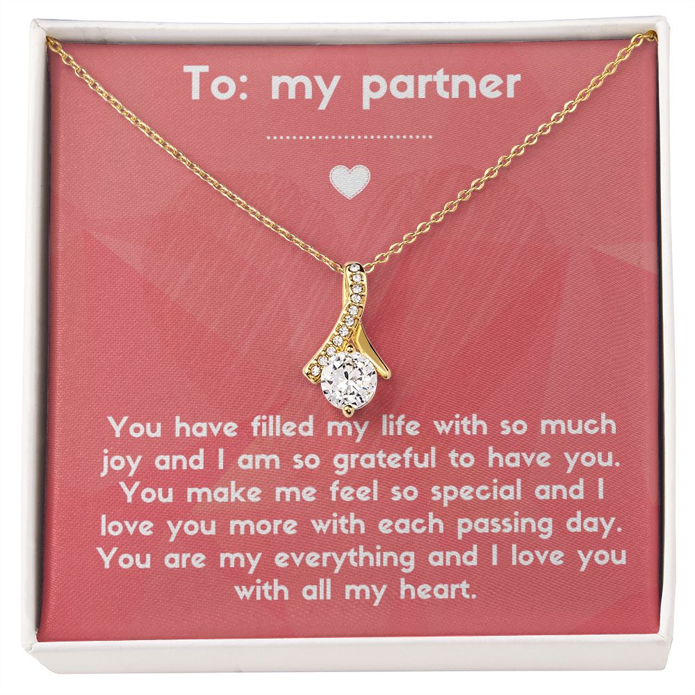 Alluring Beauty Necklace: You Have Filled My Life With So Much Joy