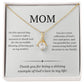 Alluring Beauty Necklace: Thank you for being a shining example of God's love