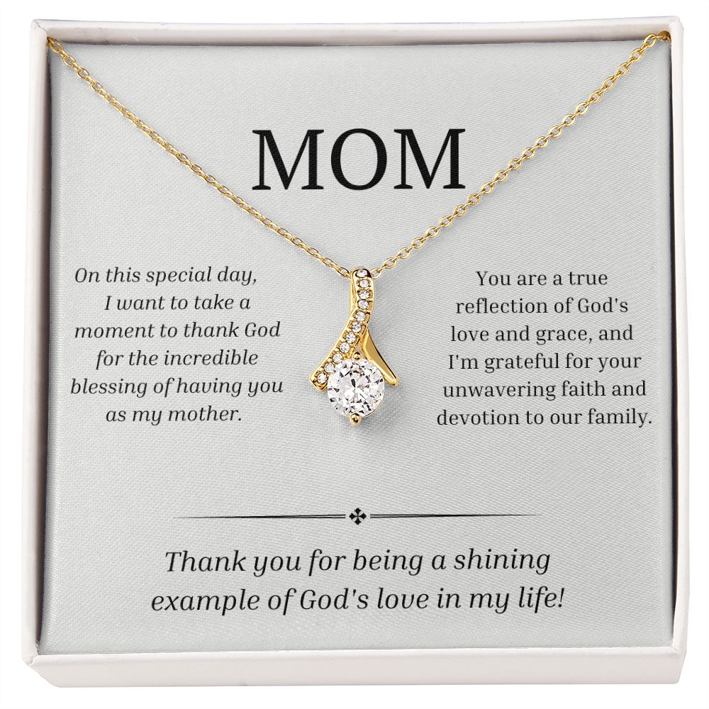 Alluring Beauty Necklace: Thank you for being a shining example of God's love