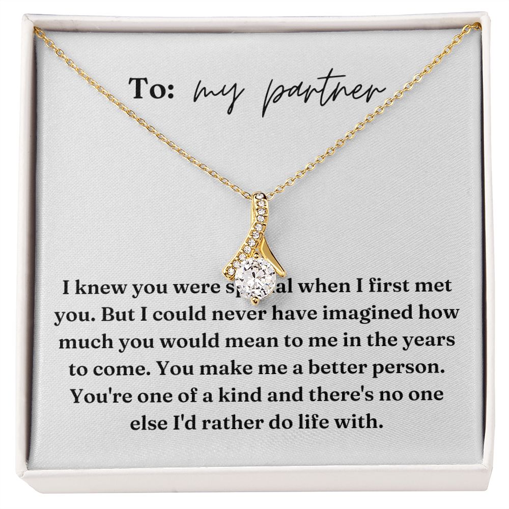 Alluring Beauty Necklace: I Knew You Were Special