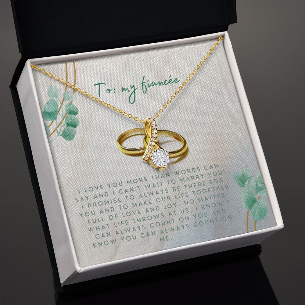 Alluring Beauty Necklace: I Love You More Than Words Can Say