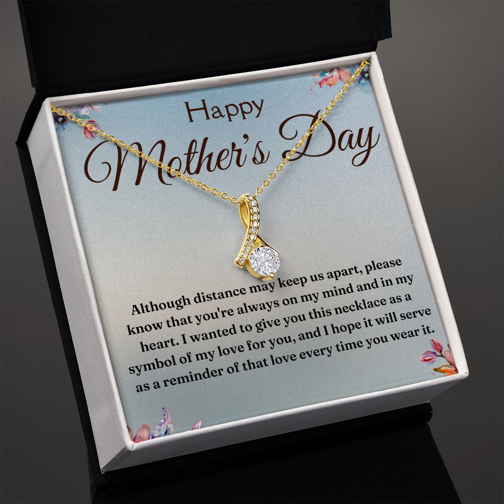 Alluring Beauty Necklace: Although Distance May Keep Us Apart