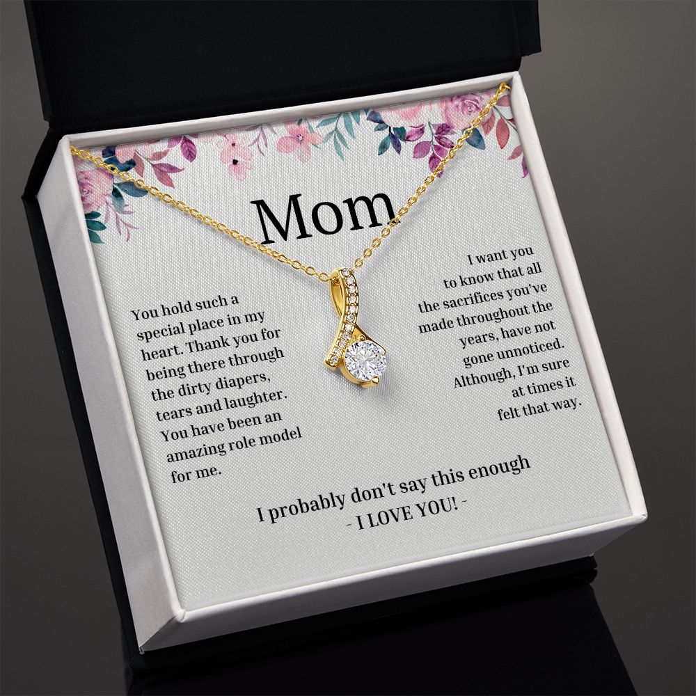 Alluring Beauty Necklace: You Hold Such A Special Place